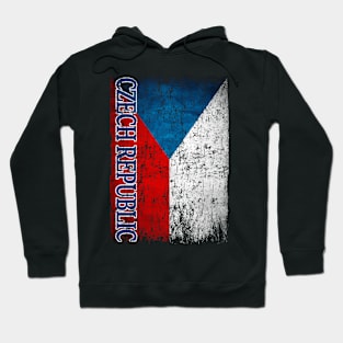 Czech Republic Flag Gift Women Men Children Czech Republic Retro Vintage Hoodie